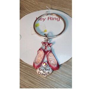 NEW AJMC Born to Dance Keychain Dancing Shoes